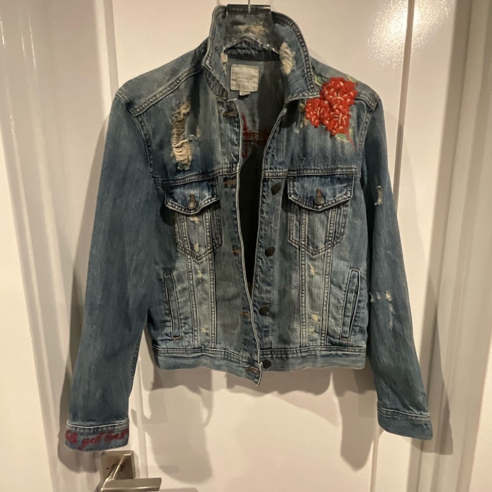 American Eagle Outfitters Blue Denim Jacket